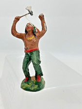 Elastolin Hausser German composite Indian dancing & tomahawk 6816 7CM SCALE
