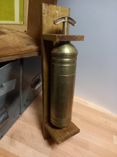 Vintage brass fire - brass,