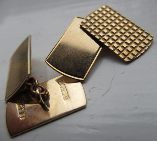 Hallmarked vintage 9ct - , yellow