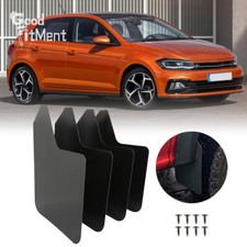 For VW Polo GTI Scirocco Car Front Rear Mud Flaps Guards Splash Mudflaps Black