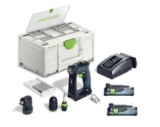 Festool 18v Cordless drill CXS 18 C 4,0-Set - 2 x 4ah Batteries - 576886