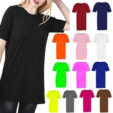 Ladies Longline T-Shirt Plain