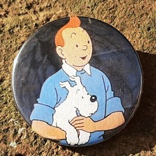 Tintin and Snowy - 38mm badge