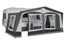Dorema President Awning 250 1072 cm Size 17 / 18 Charcoal Grey Fiberglass Frame