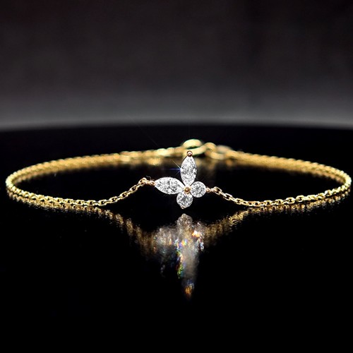 Lab diamond bracelet 18k - bracelet,