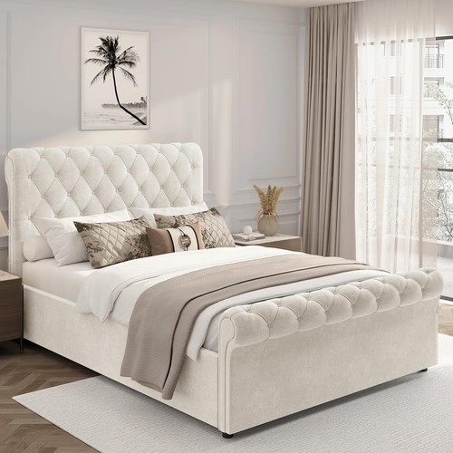 Royal chesterfield sleigh bed - royal,