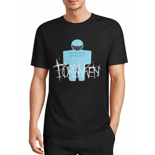 Men bluudude themed shirt - bluudude,