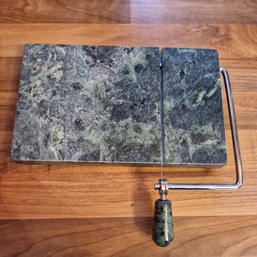 Vintage green marble cheese - vintage,