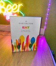 Dartington EAT 4 Latte Spoons