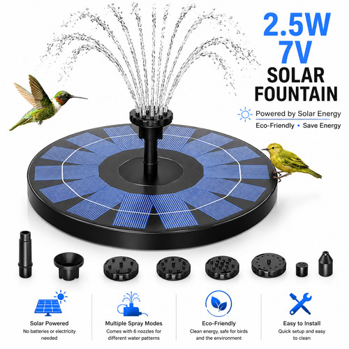 Solar fountain floating - fountain,