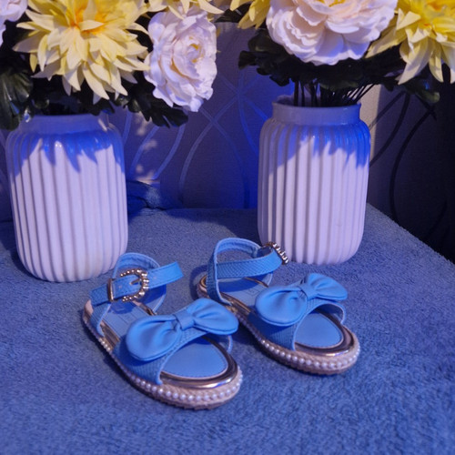 River island girls blue bow - blue,