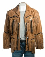 Men Suede Western Cowboy