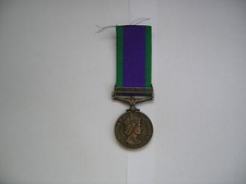 QEII- 'NORTHERN IRELAND' GENERAL SERVICE MEDAL- T8111008. LAC. B R C CARTER. RAF