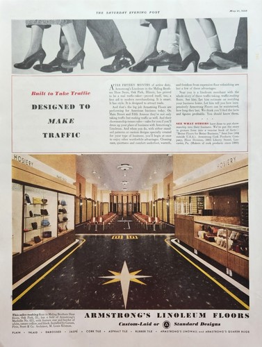 1938 armstrongs linoleum - 1938,