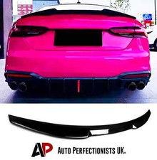 Audi A5 S5 RS5 B9 2 Door Coupe Gloss Black Rear Boot Spoiler Lip Wing 17+
