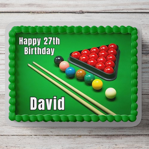 Snooker themed personalised - themed,