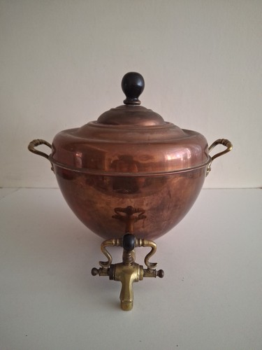 Copper brass samovar lid - &, &