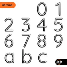 House Door Numbers Letters 3D