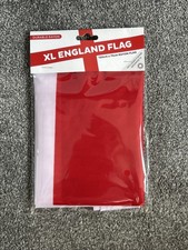 XL ENGLAND FLAG 47” x 30” DURABLE RAYON FLAG INCLUDES FIXING GROMMETS ST GEORGE