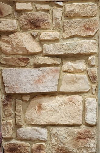 Buff sandstone stone cladding - sandstone,
