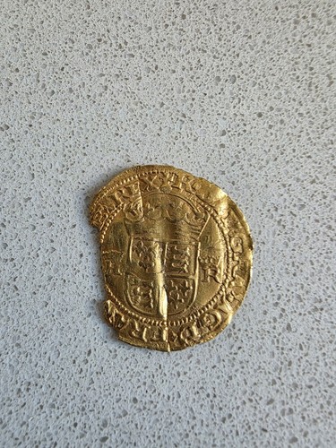 Gold hammered coin - ,