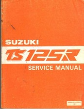 SUZUKI TS125R,TS125 RK,RL,RM,RN,RP,RR 1989-1994 FACTORY WORKSHOP MANUAL