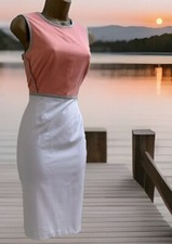 Calvin Klein  Coral & White