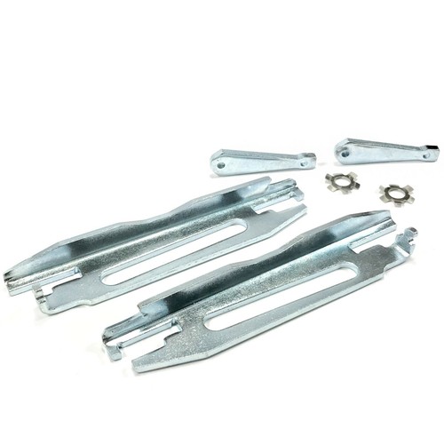 Pair rear brake - brake, adjusters