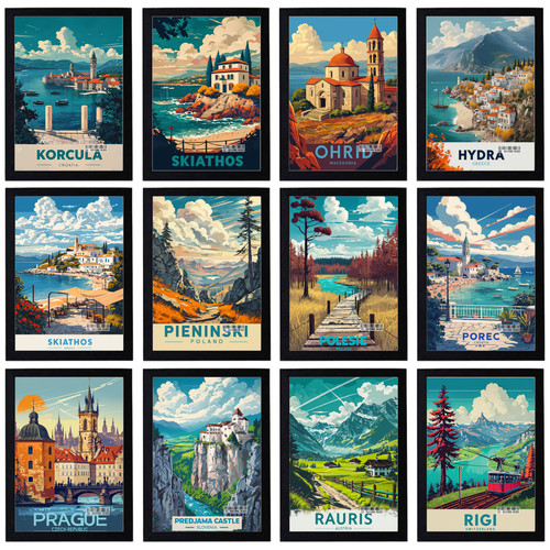 Vintage travel holiday poster - vintage,