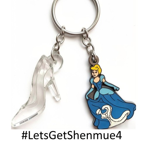 Princess charm figure keyring - princess,