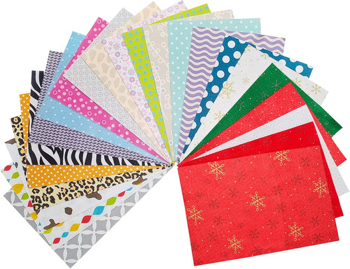 Printed felt fabric pattern - printed,