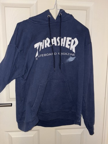 Thrasher navy jumper - thrasher,