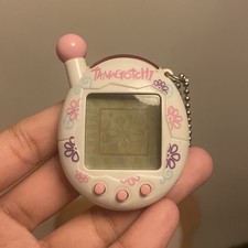 Tamagotchi V4 - White With Pink Flowers