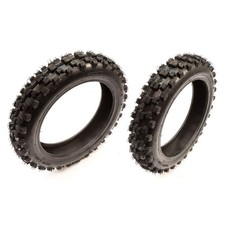 2x Tyre 60/100-10 Knobbly