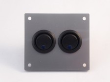 Double Switch Panel 12V 12