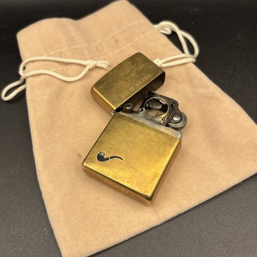 Zippo pipe lighter - pipe, brushed