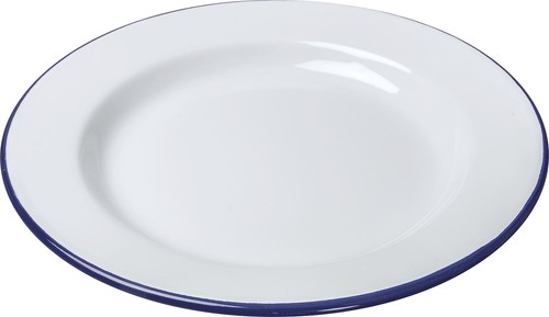 Falcon enamel dinner plate - enamel,