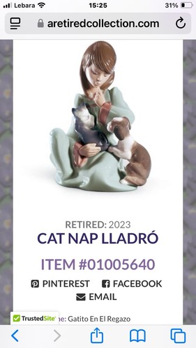 Lladro cat nap lladró - cat,