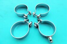 HONDA SUPERDREAM CB250N CB400N - NEW COLLECTOR BOX EXHAUST CLAMPS x 4