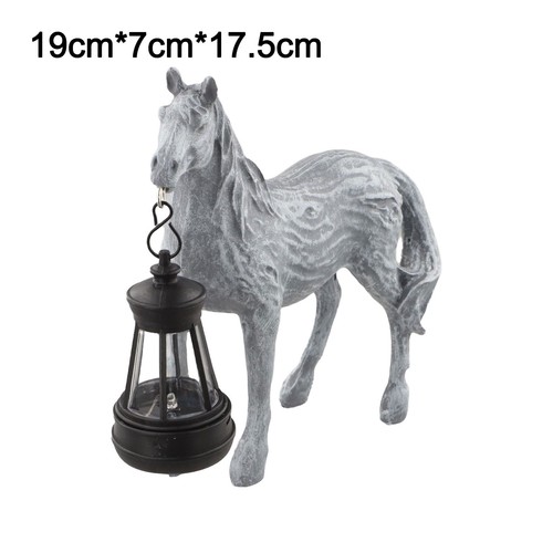 Solar garden horse figurine - solar,
