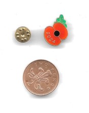 2024 British Legion Poppy metal and enamel badge. Proceeds to RBL