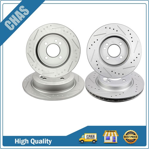Front rear slotted brake - front,