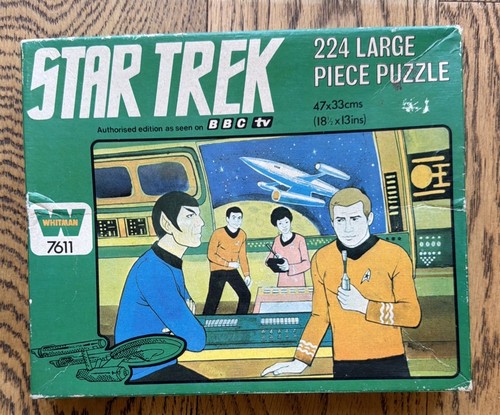 Vintage star trek jigsaw - star,