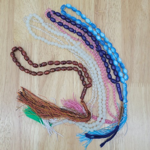 Glass bead tasbih - 6,