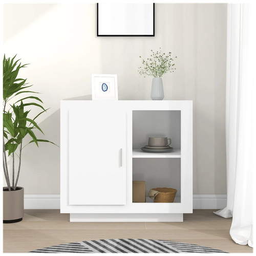 Sideboard 80x40x75cm white - 80x40x75cm,