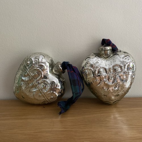 Large glass kugel - large, heart