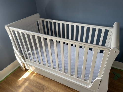 Babymore stellar sleigh cot - babymore,