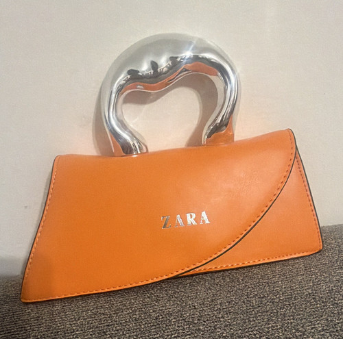Zara orange solid - solid, handle