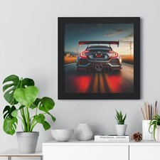 Honda Type R Framed Vertical Poster