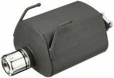 Fiat Nuova 500S E 1.2 After 2016 Sports Exhaust Approved Muffler Exit 80 Mm